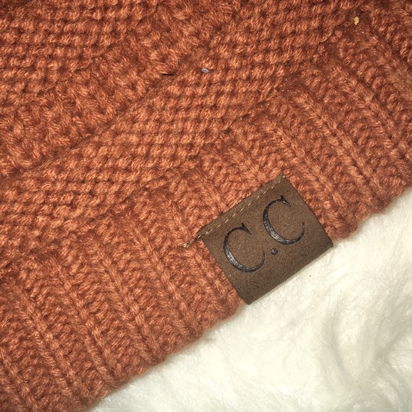 C.C Beanie in Rust Color - Picture 4 of 8